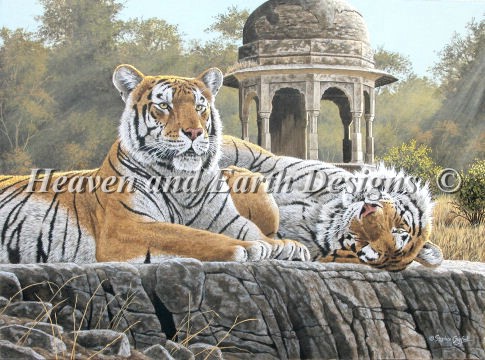 Mini Temple Tigers - Click Image to Close